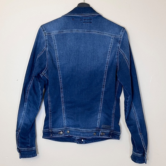 Diesel Elshar JoggJeans Stretch Denim Jean Jacket - Men's Size M - Blue - Picture 5 of 12